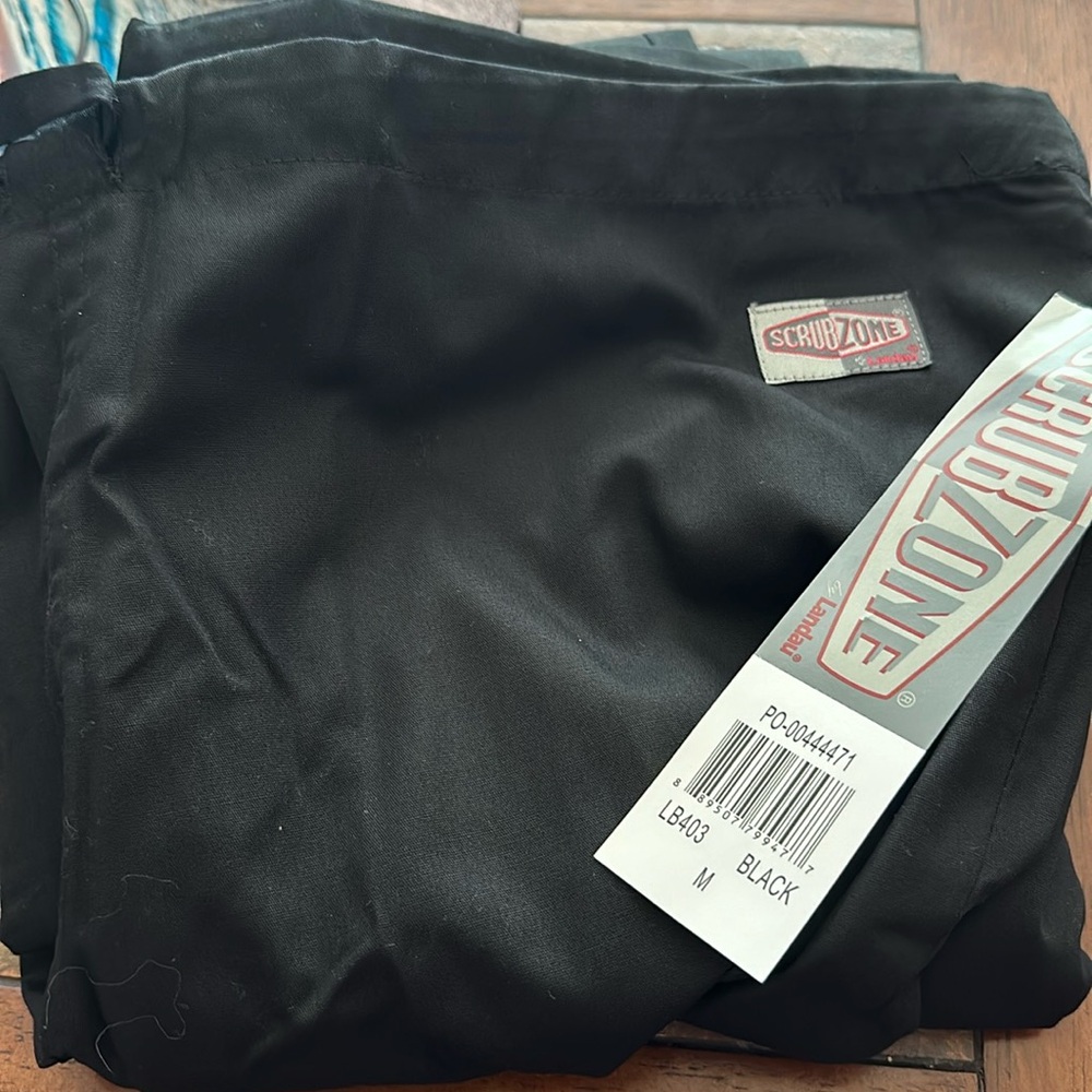 Landau black scrub pant